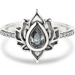 Bague Lotus Pour Ma Fille, Bague Lotus Pour Fille, Bague D¿Autonomisation Pour Fille, Cadeau Pour Maman Fille, Cadeau Pour Fille, Bijoux Mère Fille - Neuf