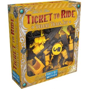 Sansh-Days Of Wonders - - Les Aventuriers Du Rail : Deluxe Train Set Jaune -Jeux De Société - Jeux De Plateau - Accessoires De Jeux De Plateau - Neuf