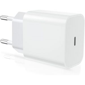 Chargeur Rapide I-Phone, Pd 30W Usb C Prise De Charge Compatible Avec Phone 14/14 Pro/14 Pro Max/14 Plus/13 12 11 Se, Usb C Type C Mural Adaptateur Secteur - Neuf