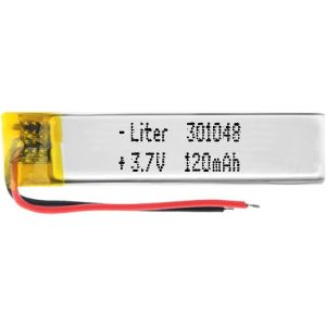 HEUE-Batterie 301048 Lipo 3.7V 120Mah 0.444Wh 1S 5C Pour L'Électronique Rechargeable Téléphone Portable Lumière Led - Ne Convient Pas À La Radiocommande 50X10X3Mm (120Mah|301048) - Neuf