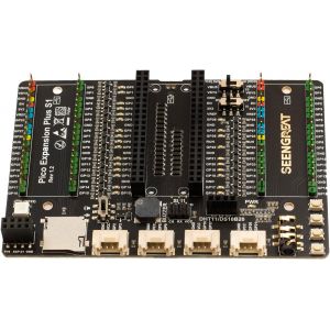 Raspberry Pi Pico GPIO Expander - Expansion Plus S1 Pour Hats et Cartes d'Extension, Slot Micro SD, Jack Audio 3.5mm, Bouton de R&eacute;initialisation - Neuf