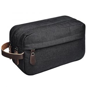 Trousse De Toilette De Voyage Pour Homme - Grande Capacit&eacute; - Noir - Neuf