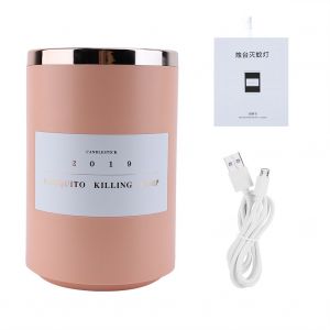 HJLIAN Lampe anti-moustiques electrique a LED, USB, anti-insectes et anti-mouches (rose) - Neuf