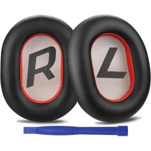 KAL-Cuir Protéiné Plus Doux Mousse Coussin Coussinets Pour Plantronics Backbeat Pro 2, Voyager 8200 Uc Casque,Avec Mousse À Mémoire D'Isolation Phonique - Neuf