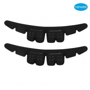 Lot De 10 Paires De Patchs Antiderapants Pour Chaussures A Talons Hauts, Soulageant La Douleur, Pour L'avant-Pied, Noir - Neuf