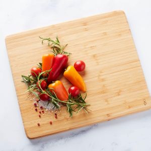 Senior-Planche &Agrave; D&eacute;couper Bois, Extr&ecirc;mement Hygi&eacute;nique Pour La Cuisine, Plateau Aperitif, 34x29x1.8cm[L249] - Neuf