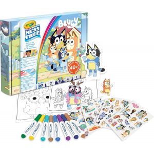 Color Wonder, Activity Set 40+ pi&egrave;ces, avec des Pages &agrave; colorier, des Feutres sans Tache, des Personnages pop-up Bluey, des Activit&eacute;s Cr&eacute;atives pour Enfants, &acirc;ge 3, 75-7171 - Neuf