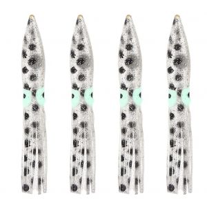 Lot De 4 Leurres De Peche Artificiels Realistes En Pvc, 11 Cm/5 G, Simulation De Pieuvre, Appats Artificiels, Swimbait, Tool02 - Neuf