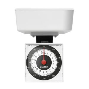 Eryi-022 Whdr Balance De Cuisine Mécanique Diététique Balance De Pesée Avec Bol, Compacte, Capacité 0.5kg, Incréments 5g, Pèse Aliments Précis Portions, Balance S'adapte À L'intérieur Du Plateau - Neuf