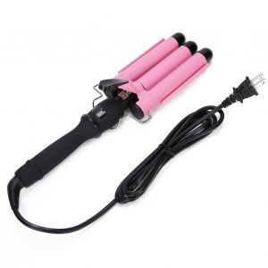 Fer A Boucler Electrique A Triple Tube Avec Ecran Lcd, Outil De Coiffure, Prise Americaine, 25 Mm/1 Po - Neuf