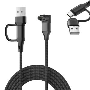 Letnerny-2-En-1 Câble De Chargeur Montre Pour Ga Rmin, Chargeur Pour Ga Rmin, Cable Pour G Armin, Pour Fenix 8e 7 7x 7s 6 Solar,Forerunner 965 955 265 255 245 165,Venu 3,Instinct,Vivoactive 5,Epix Pr - Neuf