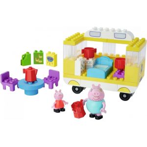 KALWL--Bloxx Peppa Pig-Camping-Car-Set De Construction Briques-54 Pi&egrave;ces-4 Figurines Incluses-Jouet Pour Enfant-D&egrave;s 18 Mois-800057169 - Neuf