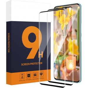 TRAHOO-Verre Tremp&eacute; pour Honor 90 5G, Duret&eacute; 9H, 3D Couverture Totale vitre protection, &agrave; l'&eacute;preuve des bulles, Sensible au Toucher, Haute Sensibilit&eacute;, Ultra HD Honor 90 protection &eacute;cran-2 pi&egrave;ces - Neuf