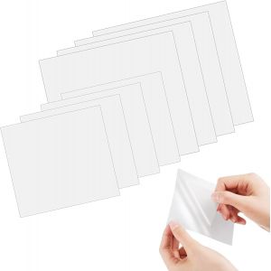 LETNERNY-Kit De Réparation De Crevaison De 9 Pièces Transparentes Et Étanches Pour Tente - Kit De Réparation De Crevaison Pour Auvent, Veste De Tonnelle, Kayak, 7 X 7 Cm, 10 X 10 Cm - Neuf