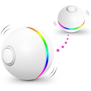 Jouet interactif pour chat, balle avec lumières LED, 4e génération - Neuf