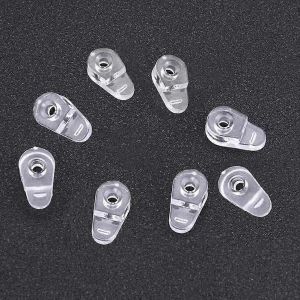 40pcs kit de clips de retenue en verre de porte d'armoire,plastique,transparent avec vis - Neuf
