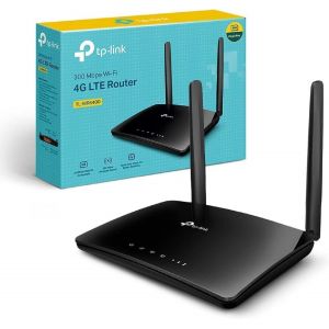 COPP-Box 4G, Routeur 4G Lte 150Mbps Wifi N 300Mbps, 2 X Sma Pour Antenne Externe, 4 Ports Ethernet, Antennes Amovibles, Modem Carte Sim Pour Tout Opérateur (Tl-Mr6400), Version 5 - Neuf