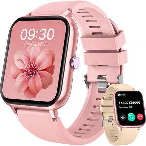 Montre Connectée Homme Smartwatch Sport - Repondre Appel Femme 1.83'' Étanche Écran Tactile Bracelet Connectee avec Moniteur de Sommeil Fréquence Cardiaque Podomètre Fitness Tracker pour Android iOS - Neuf