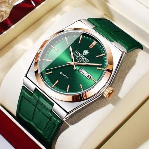 2025 D&eacute;contract&eacute; Affaires Mode Montres &Agrave; Quartz Or Mouvement Horloge Hommes Montre De Luxe Montres Automatiques Hommes Cadeaux Reloj Hombre.930-15pirose Green. - Neuf