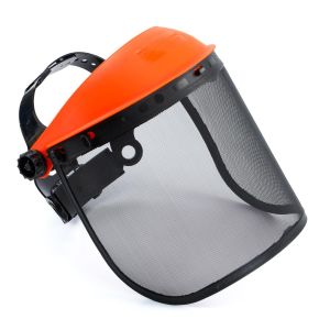 Casque De S&eacute;curit&eacute; Foresti&egrave;re Avec Visi&egrave;re Int&eacute;grale En Maille, Bandeau R&eacute;glable, Bonne Ventilation, Protection Faciale En M&eacute;tal Pour Couper, Hacher, Travail En Plein Air - Neuf