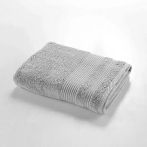 Serviette Ou Drap De Douche 70 X 130 Cm Tendresse Gris Perle - Neuf