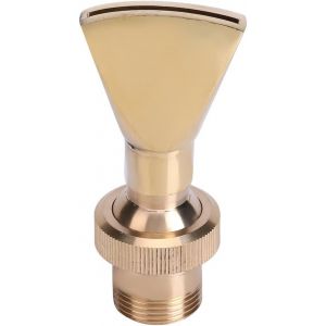 Mevronisshop-Buse De Pulverisation De Fontaine D'eau, 1/2"" Dn15 Et 3/4"" Dn20 En Laiton En Forme De Ventilateur Buse De Fontaine En Laiton Tete De Pulverisation D'arroseur - Neuf