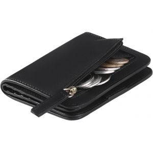 CAUC-Petit Porte-Monnaie Cuir Femme, Mini Porte Monnaie Cuir Mini Petit Portefeuille avec Plusieurs Emplacements, Court Portefeuilles pour Femme - Neuf