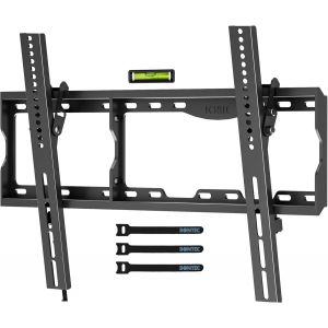 SUBZONAL-Support Mural TV pour T&eacute;l&eacute;viseurs 17-86 Pouces Plasma OLED LCD LCD Incurv&eacute;s/Plats, Support TV Mural inclinable jusqu'&agrave; 75 kg, VESA 600 x 400 mm, Niveau &agrave; Bulle et Attaches de C&acirc;ble Inclus - Neuf