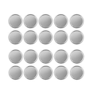 20 Pièces Disques D'or Reliure Anneaux Disques En Métal Pour Carnet Et Planificateur Scrapbooking (Argent) - Neuf