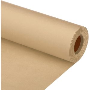 Tianyi-Papier Cadeau Papier D'emballage, 30cm X 15m, 80 Gsm Rouleau De Papier Kraft Pour Emballage D'affiches, Emballage De Cadeaux, Emballage De Bouquets De Fleurs, Marron - Neuf