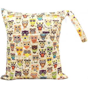 Imperm&eacute;able &Agrave; L'eau Lavable Zipp&eacute; R&eacute;utilisable Sac &Agrave; Couches Sac De Rangement Nappy Organizer - Neuf