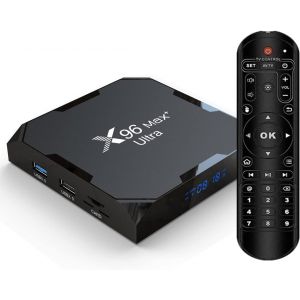 VornixorSarlshop-TV Box Upgraded Android 11.0 TV Box 4 Go RAM 32 Go ROM 2,4 G/5G Dual WiFi BT 4.1 H.265 d&eacute;codage HD 4K Kit Top Box - Neuf