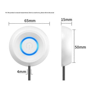 Ordinateur de bureau Switch PC Carte m&egrave;re D&eacute;marrage externe LED Lumi&egrave;re Noir - Neuf