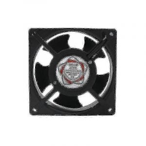Ventilateur axial haute température pour cheminée - Insérable,Lames métalliques,Silencieux,Universel (120 x 120 x 38mm) - Neuf