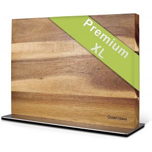 Kalanka-- Xl Porte Couteaux Aimant&eacute; - Bloc &Agrave; Couteaux Magn&eacute;tique Des Deux C&ocirc;t&eacute;s - Porte-Couteaux Magn&eacute;tique - Support Couteau De Cuisine - Bloc &Agrave; Couteaux Cuisine Vides En Bois - Acacia - Neuf