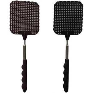 2 PCS Attrape Mouche tapetteà Mouche tapetteà Mouche Solide Raquette Mouche Chasse Mouche attrapé Mouche Attrape Mouches Mouches Moustique Tue Mouches Raquette Anti Moustique - Neuf