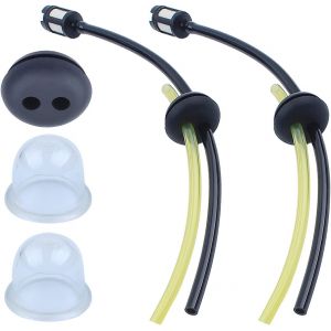 MEVRONISSHOP-Tuyau Durite d'Essence Kit pour Honda GX31 GX35 GX25 GX22 Debroussailleuse, Tuyaux Essence Universels + Filtre &agrave; Carburant + Joints + Poire d&iquest;Amor&ccedil;age Moteur Accessoires - Neuf