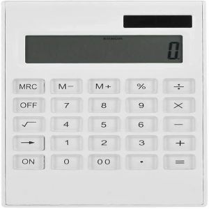 Calculatrice &agrave; double alimentation avec grand &eacute;cran LCD et clavier ergonomique - Id&eacute;ale pour la maison, le bureau et l'&eacute;cole - Neuf