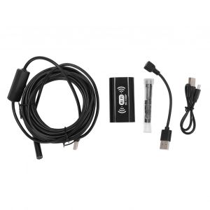 XYONG Endoscope industriel etanche HD F130 8 mm, cable rigide, Wifi, pour ordinateur et smartphone (2 m/6,6 pi) - Neuf