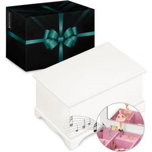 Boîte À Bijoux Musicale Pour Fille - 17X11X9 Boîte À Musique Ballerine Pour Bébé - Rangement Bijoux - Pour Anniversaire Dun Enfant - Coffret Bijoux Pour Enfants - Deco - Neuf
