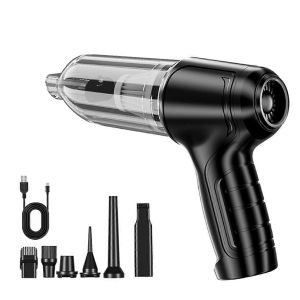 Aspirateur de voiture Aspirateur de voiture sans fil puissant Aspirateur de voiture sans fil &agrave; main &agrave; forte aspiration - Neuf