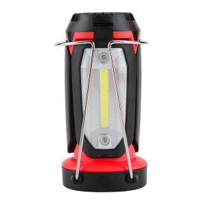 Hjlian Lampe De Poche Led Portable A Chargement Usb, Lampe De Table Pliable Pour Camping En Plein Air (Rouge) - Neuf