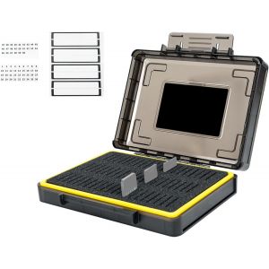 Pial-Étui De Rangement Empilable Antidérapant Robuste Résistant À L'eau Pour Cartes Cfexpress Type A,Sd Sdhc Sdxc,Nintendo Switch (Ns),Psv Ps Vita - Neuf