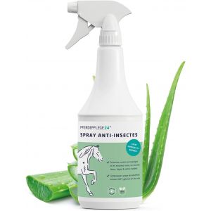 Spray Anti Mouche Cheval DEET 1000ml - Protection immédiate et efficacité Durable - Spray Anti-Insectes concentré et Efficace pour Chevaux Contre Mouches,taons,moustiques & tiques - Neuf