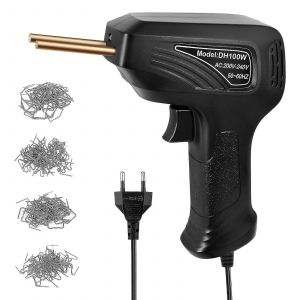 Machine de soudage plastique portable, kit de r&eacute;paration de fissures de panneaux, agrafeuse thermique, ensemble d'outils de r&eacute;paration plastique avec lumi&egrave;re LED. - Neuf