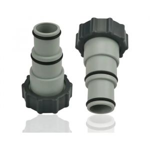 Adaptateur de Piscine Raccord de Tuyau 32/38 mm vers Filetage 2 Pouces Lot de 2 pour Pompe de Filtration et Filtre &agrave; Sable - Neuf