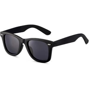 1 Pièces Lunette De Soleil Homme,Lunettes De Soleil Polarisées Pour Homme Et Femme, Lunettes De Soleil De Conduite Mode, Uv400 Rétro Vintage Classique, Lunettes De Sport Polarisées (Noir) - Neuf