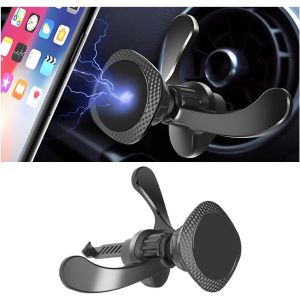 Support Téléphone Portable Trous D'aération, Support Téléphone Portable Ventilation Ronde Compatible, Support Téléphone Voiture Gravité Grille Aération Porte Portable Voiture Venti[Car783706] - Neuf