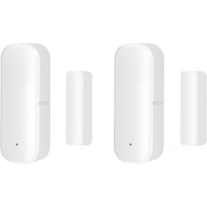 Capteur Intelligent De Porte Wifi, Alarme Détecteur De Fenêtre De Porte Sans Fil, Capteur Intelligent De Contact De Fenêtre De Porte Pour La Sécurité De La Maison Compatible Alexa[MAT790066] - Neuf