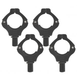 TêTe De Support MagnéTique à RéGlage Automatique, Support De Repose-Queue De Canne à PêChe, Accessoires D'outils Noirs 4 PièCes - Neuf